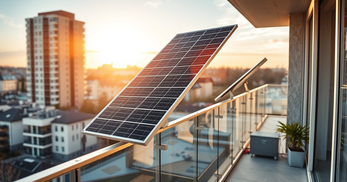 Parvekeaurinkopaneeli 2026: Plug-in aurinkosähkö valtaa kerrostalot