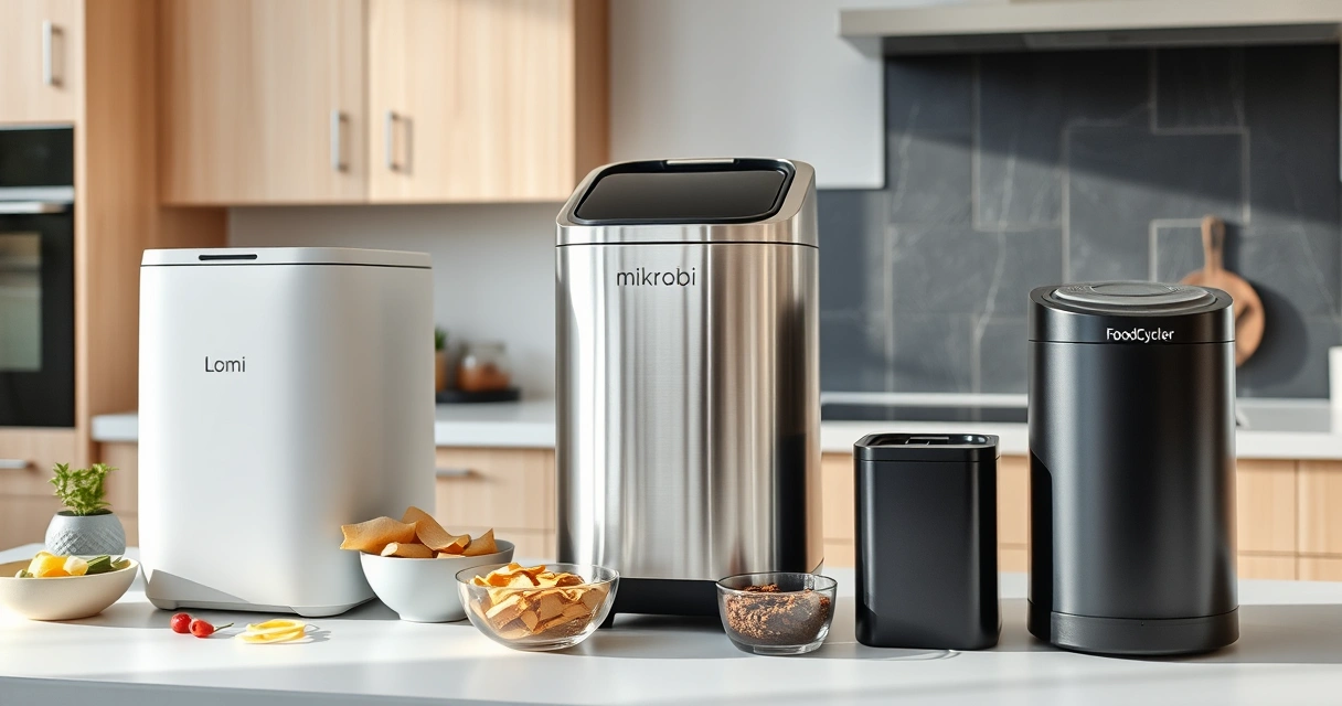 Älykompostori vertailu 2026: Lomi vs Reencle vs Vitamix FoodCycler