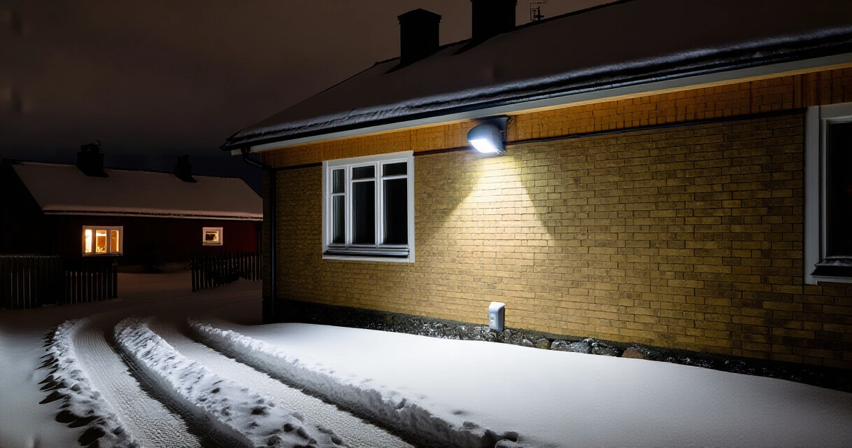 Liikesensorivalaistus pihalla – pelottelee tunkeutujat ja säästää sähköä