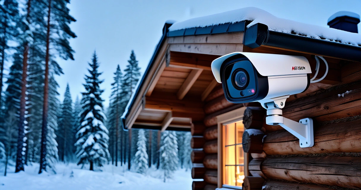 Hikvision ColorVu mökillä: Värivalvontakamera pimeässä