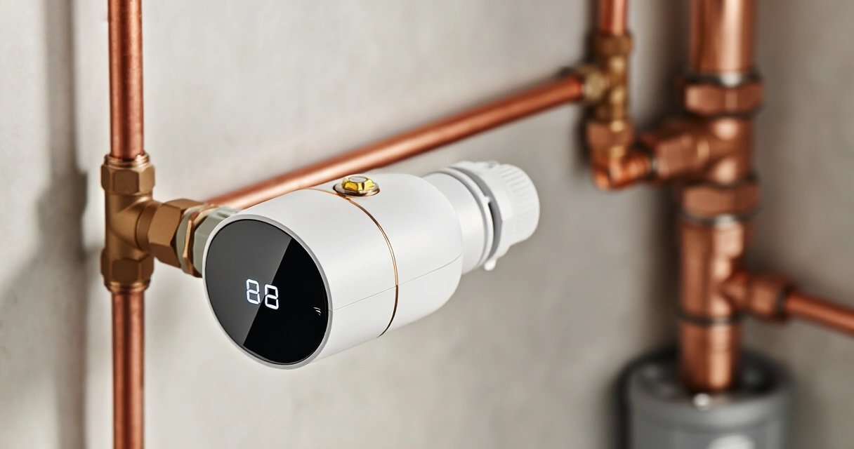 Grohe Sense Guard -vedenkatkaisulaite asennettuna talon päävesiputkeen